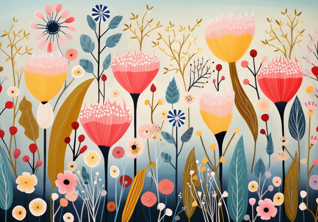 Poszter 100x70cm Álmok kertje