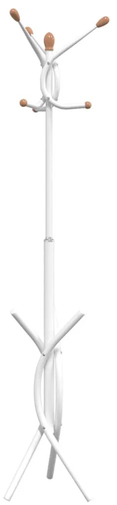 fehér porszórt vas ruhafogas 176 cm