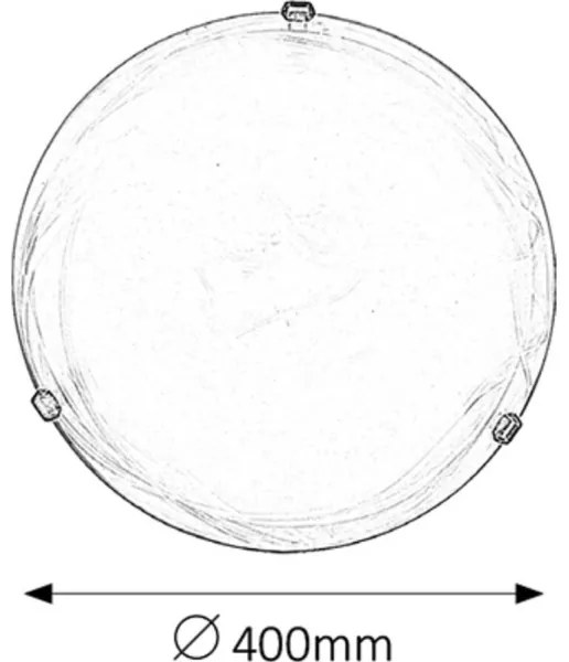 Rabalux 3303 - Mennyezeti lámpa ALABASTRO 2xE27/60W/230V