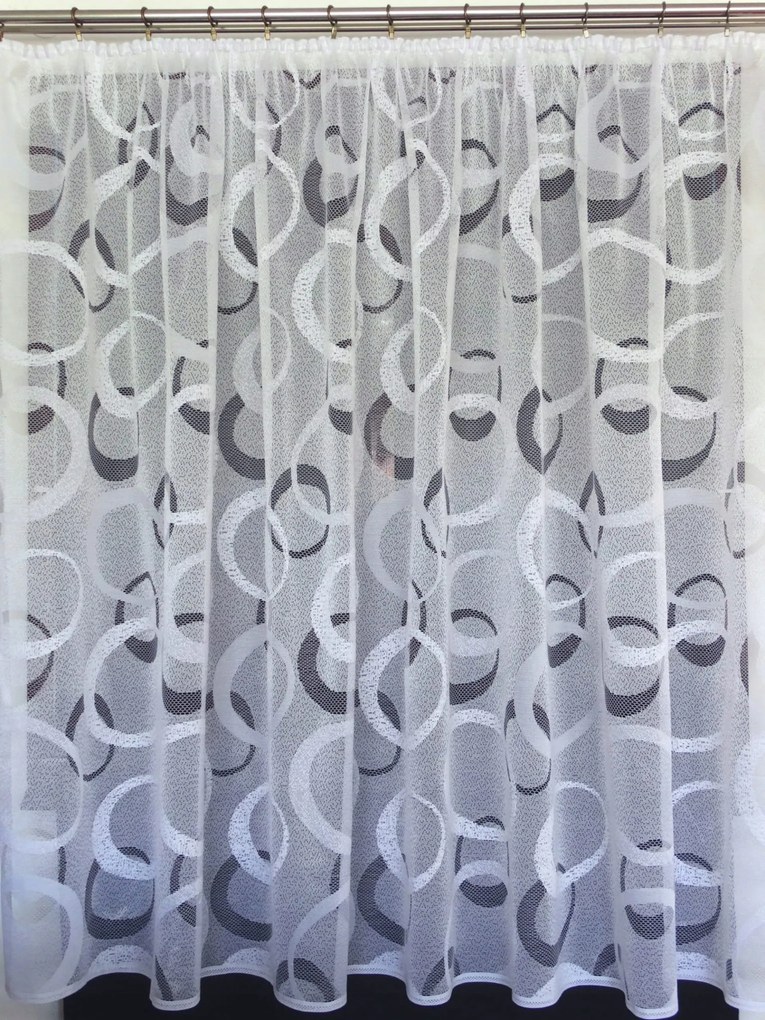 Mg Függöny 660/59 Fehér 300X250 kész pol szalaggal