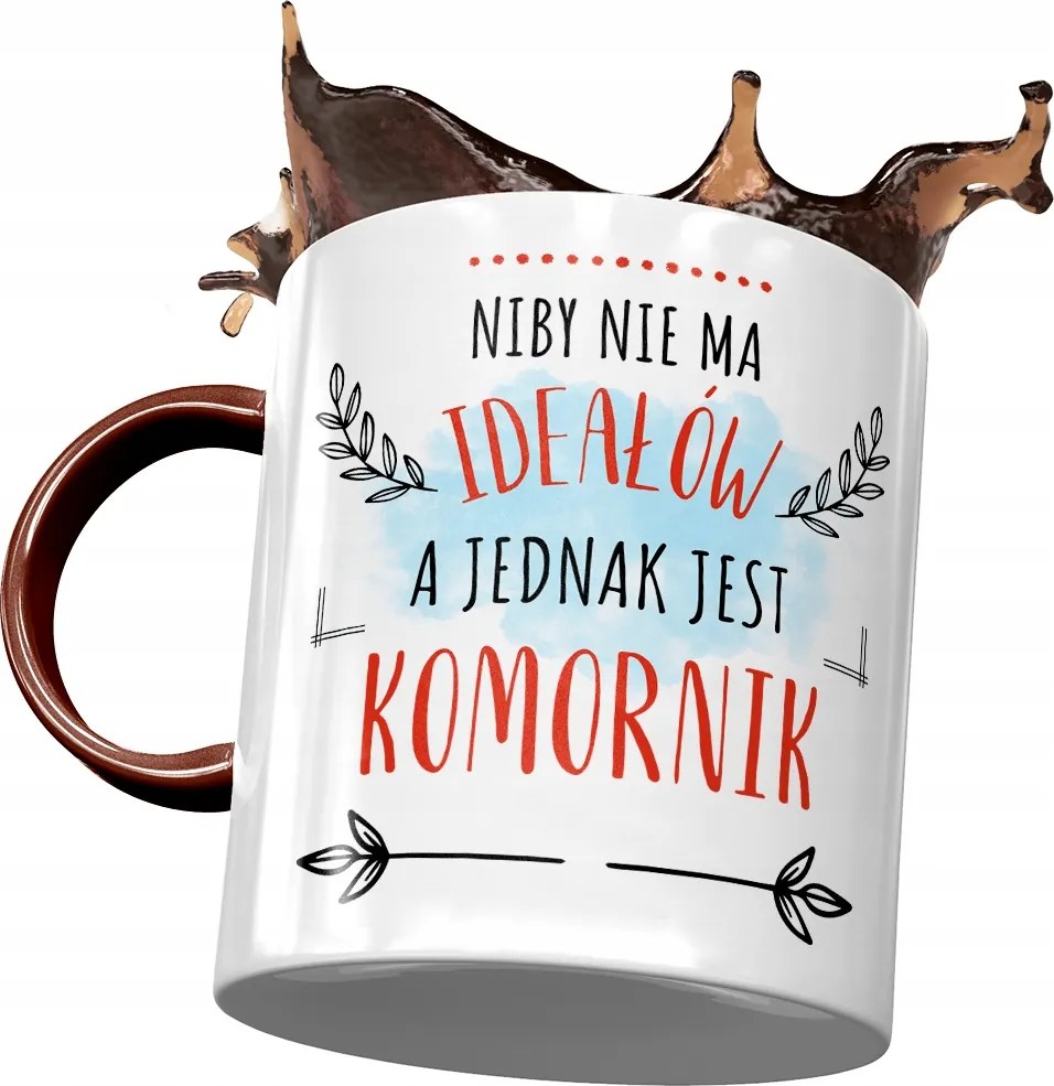 Bordó Bögre A Végrehajtónak Nincs Ideál Nyomtatott Fotóval