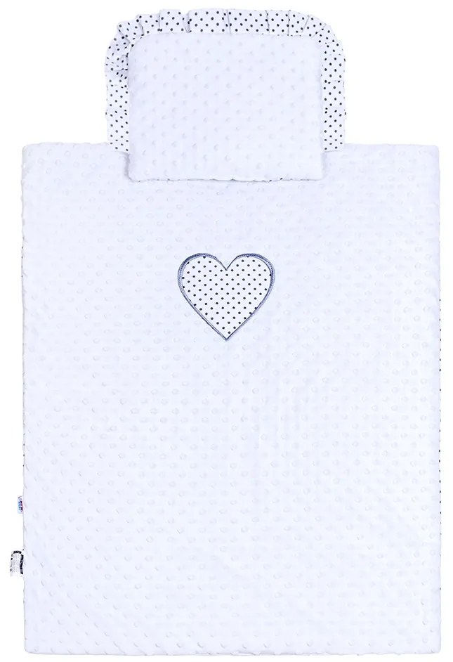 Együttes babakocsiba Minkyből New Baby fehér