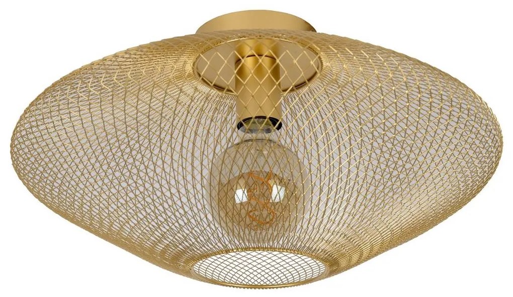 Lucide 21123/45/02 - Mennyezeti lámpa MESH 1xE27/40W/230V sárgaréz