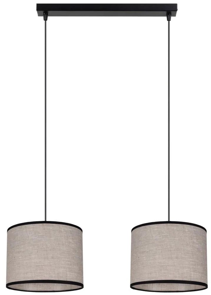 Csillár zsinóron NEXO 2xE27/60W/230V