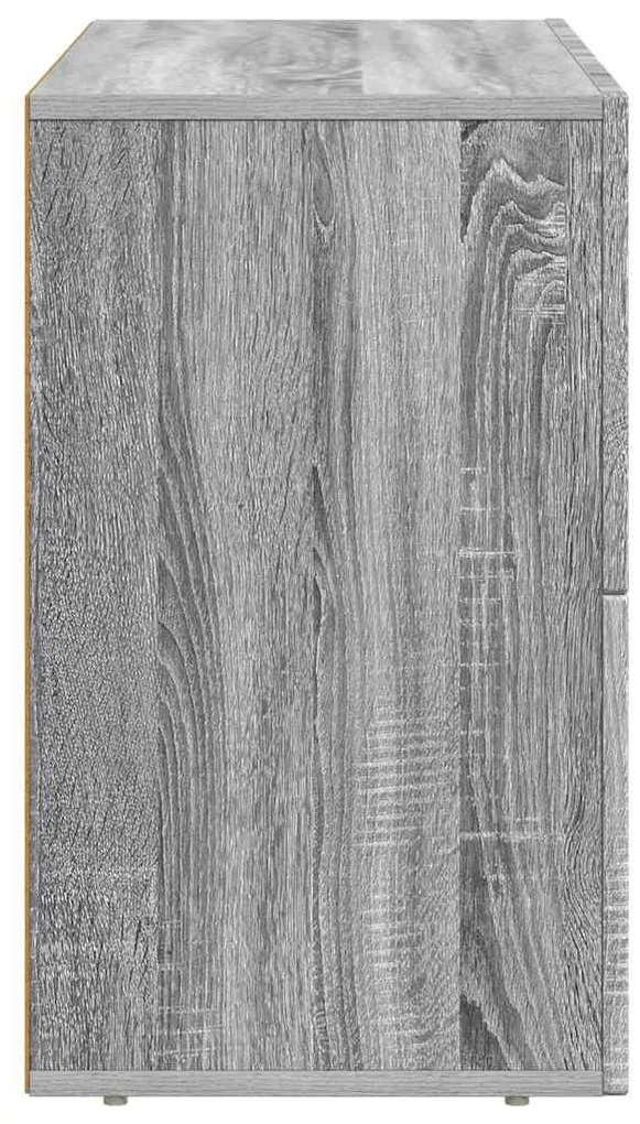 Széf Szürke Sonoma 80,5 x 35 x 59 cm Faanyag