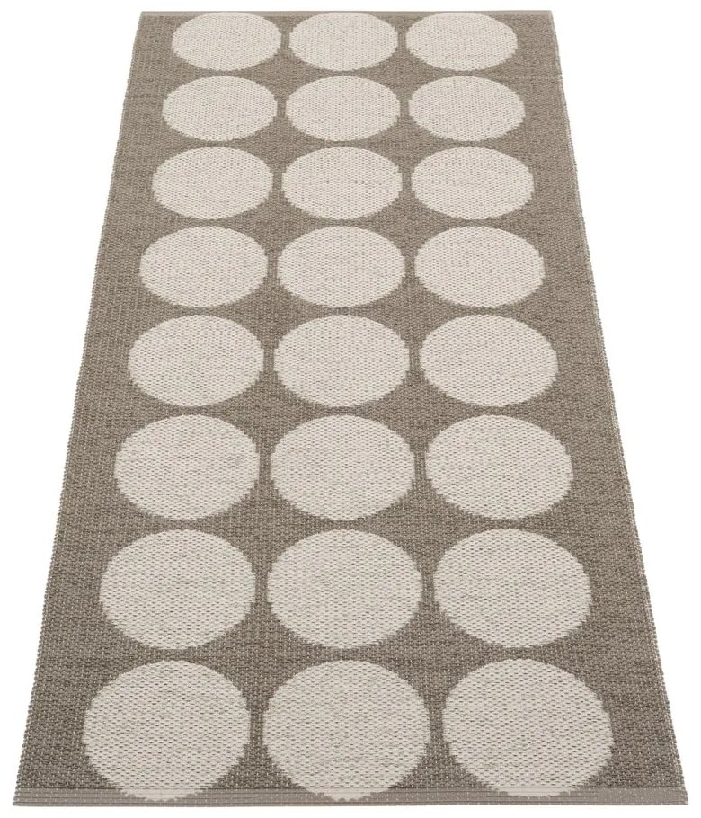 Barna-bézs kültéri-beltéri futószőnyeg 70x160 cm Hugo Walnut Linen – Pappelina