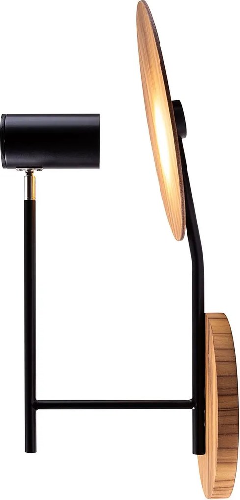 Quintiesse modern skandináv fali lámpa dot fa elsqn-dot-wb1-teak