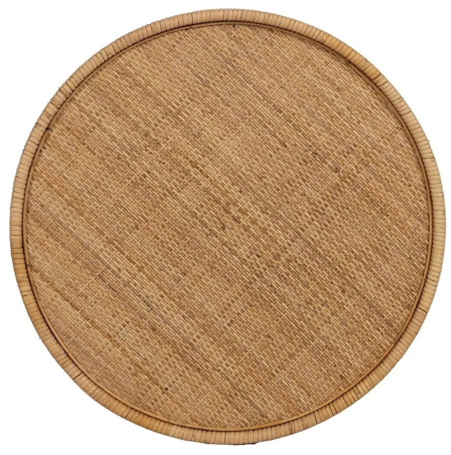 Rattan kerek tárolóasztal ø 60 cm – Ixia