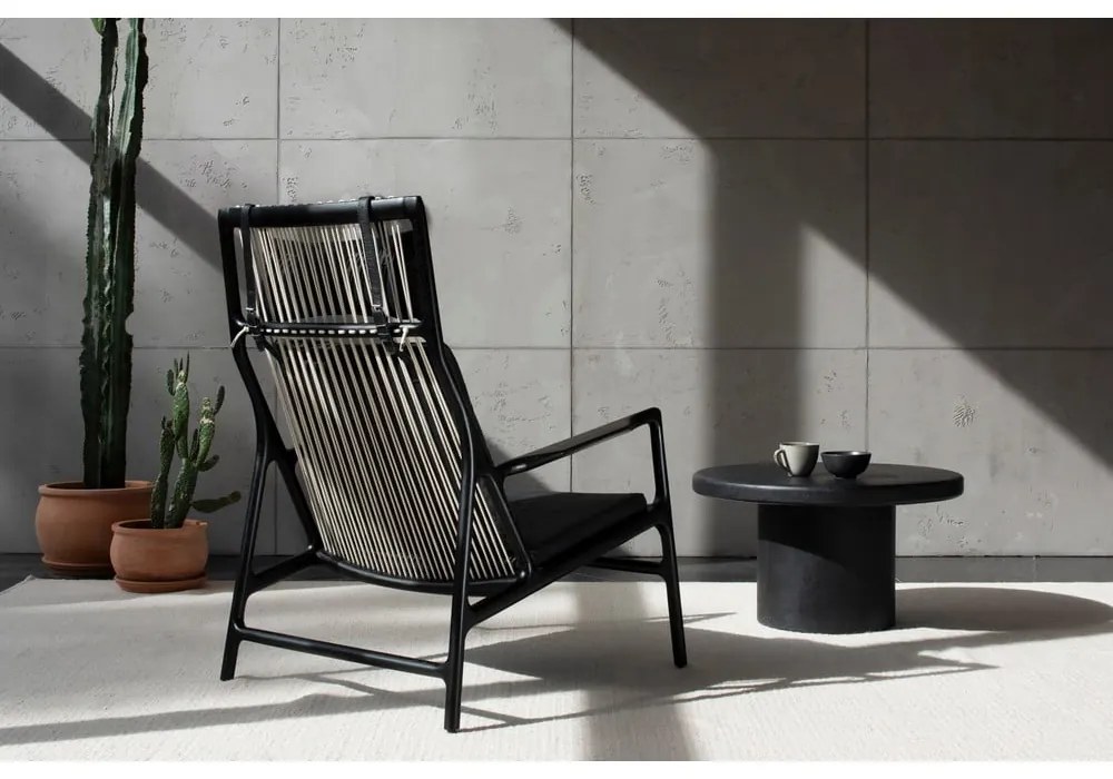 Dedo tölgyfa fotel zöld szövet ülőrésszel - Gazzda