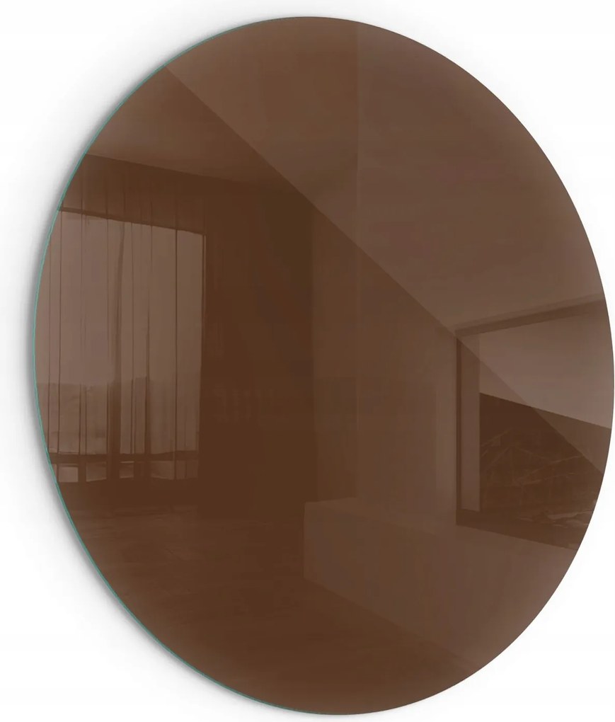 Edzett Kerek Üveg Kályha Alatt Kecske Kandalló Szín Barna 80cm