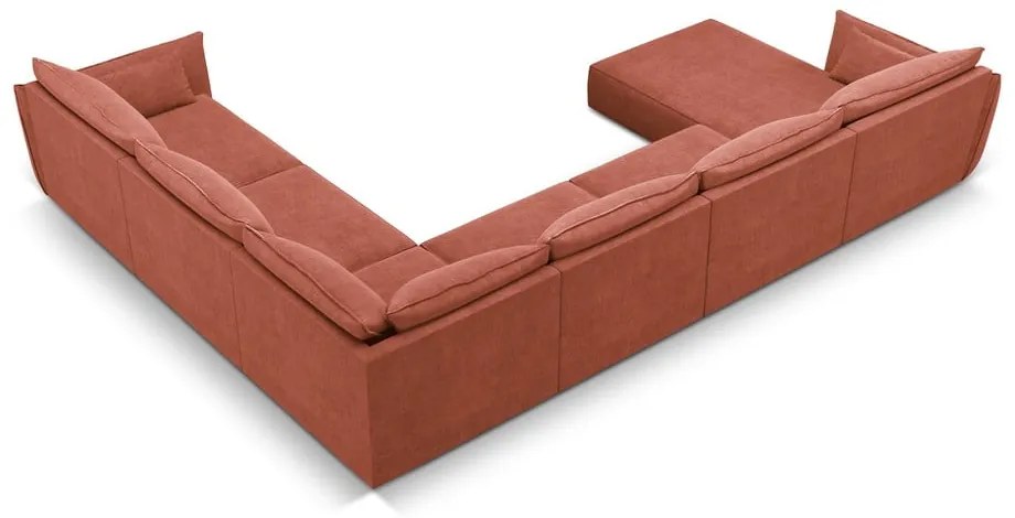 Piros sarokkanapé (jobb oldali) Vanda – Mazzini Sofas
