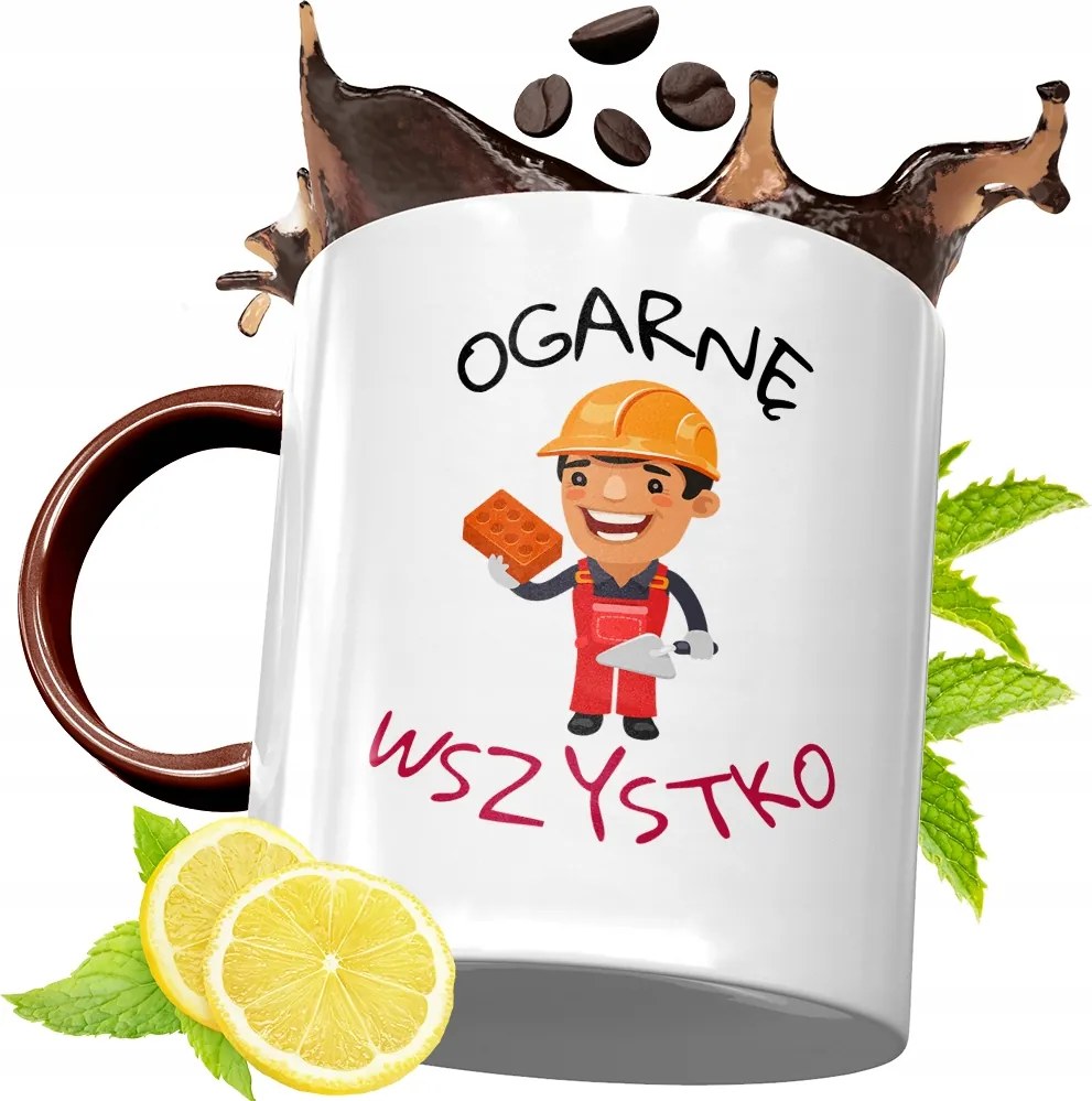 Bordó Bögre Építőknek Születésnapi Ajándék fényképes nyomtatással