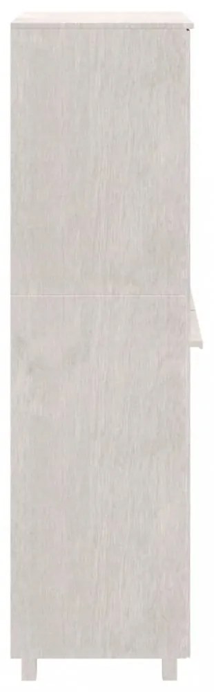 HAMAR fehér tömör fenyőfa gardrób 89 x 50 x 180 cm