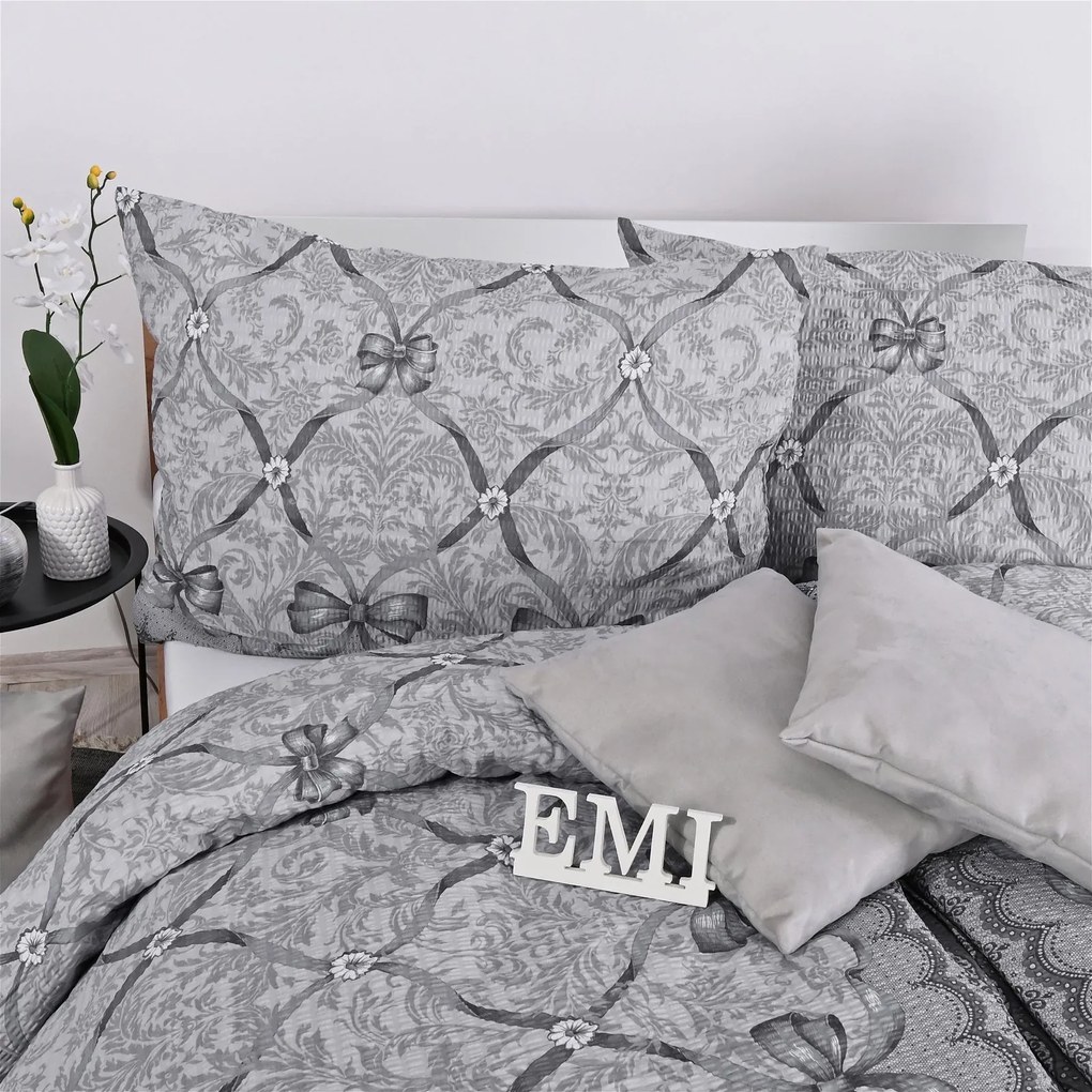 EMI Irene krepp ágyneműhuzat: Standard egyszemélyes szett 1x (200x140) + 1x (90x70) cm