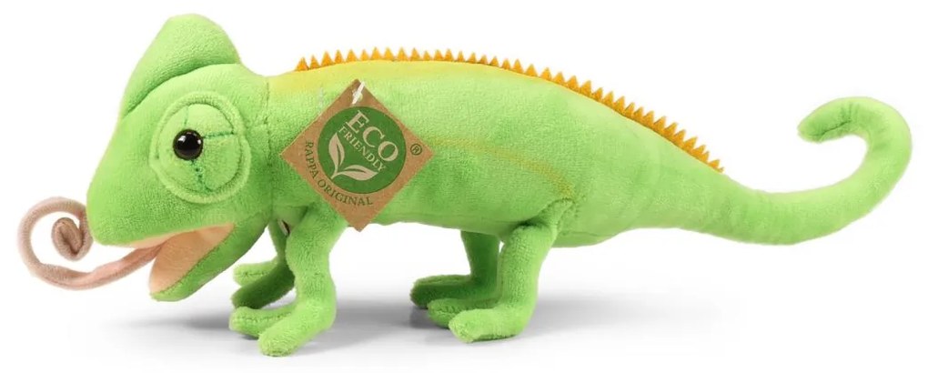Plüss kaméleon - 30 cm - Rappa