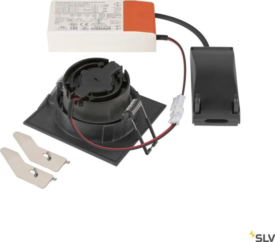 SLV NEW TRIA 1007440 Beépíthető spotlámpa 1x8.6W/LED 2500K|3000K|4000K 549lm|600lm IP20