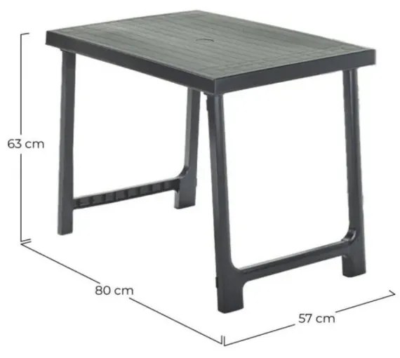 Artik 2 Személyes Kerti bútor szett Antracit X