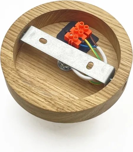 Mennyezeti lámpa HARMA WOOD 1xE27/15W/230V tölgy/fehér átm. 20 cm