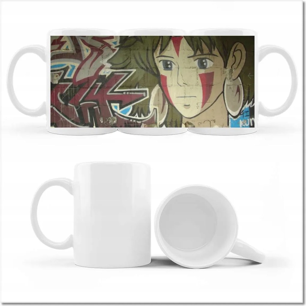 Graffiti mintás bögre Falfestmény WallArt