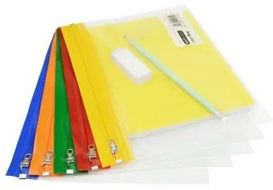 Rendszerező tasak, A5, cipzáras, RAPESCO, Zippi, vegyes színek (IR1502)