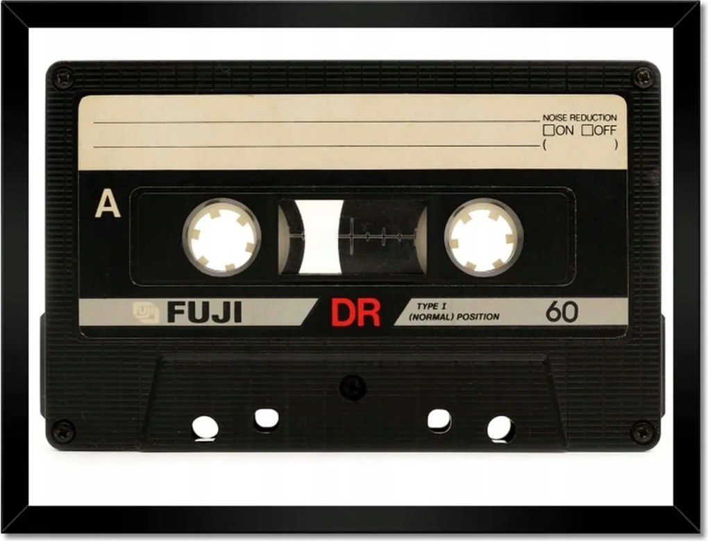 Poszterek keretben 40x30 Magnó kazetta