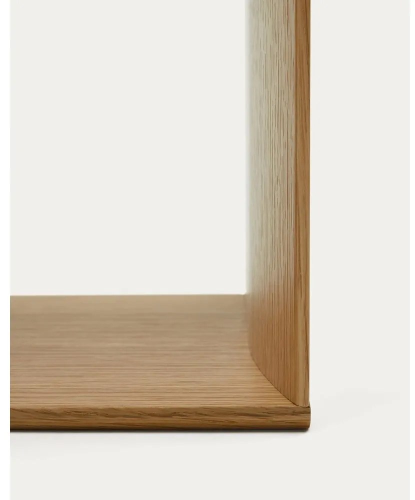 Natúr színű moduláris polcrendszer tölgyfa dekorral 67x38 cm Litto – Kave Home