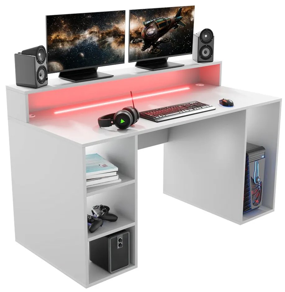 Gamer PC asztal Endechor (fehér). 1054993