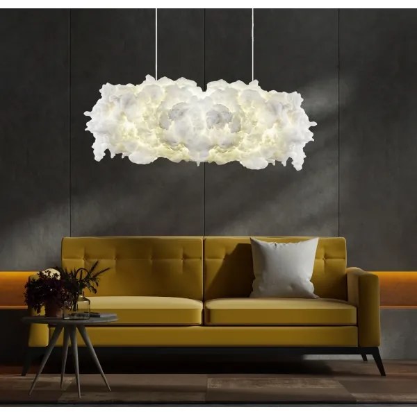 Kábeles csillár SERENE 2xE27/40W/230V fehér