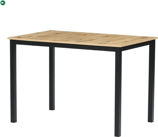 Étkezőasztal 110x70x75 cm, MDF, vad tölgy, GDT-202 OAK