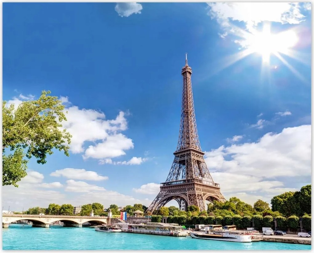 Poszterek 50x40 Eiffel-torony Párizsban