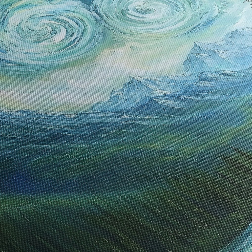 Kép - Táj Van Gogh érintésével (70x50 cm)