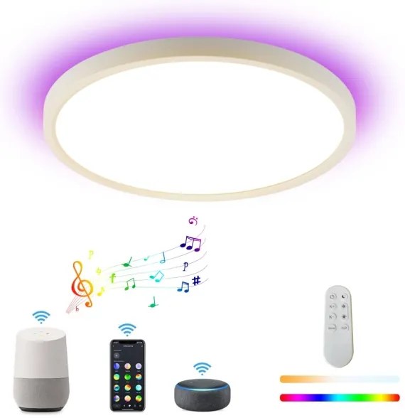 Immax NEO 07169-W60 - LED RGB Dimmelhető lámpa TUDO 65W/230V Wi-Fi Tuya + távirányító