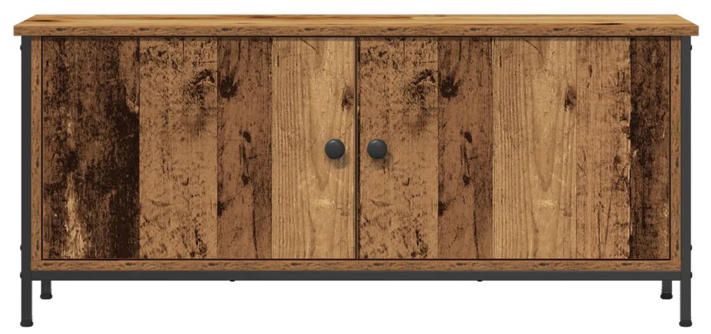 régi fa TV szekrény Régi fa Forgácslap 102 x 35 x 45 cm