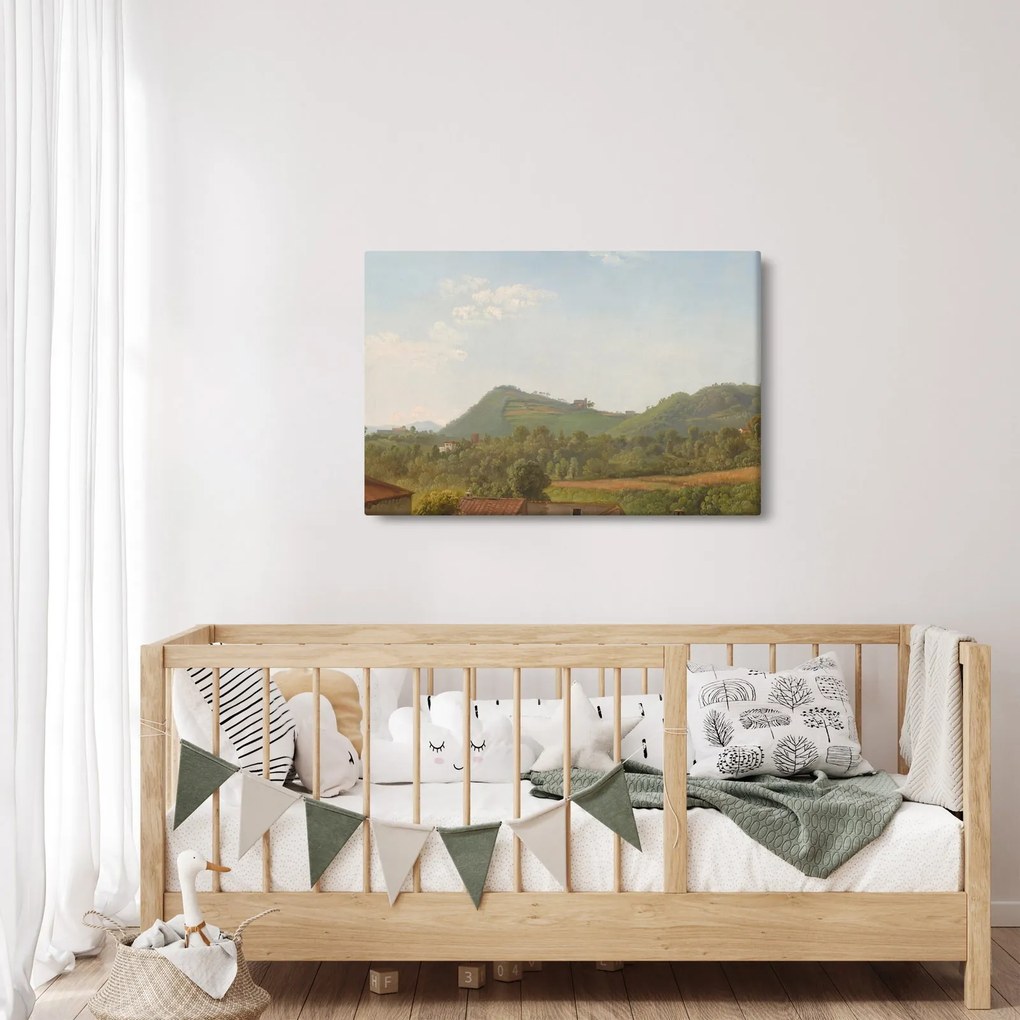 Kép - Simon Denis,  View Near Naples, reprodukciók (90x60 cm)