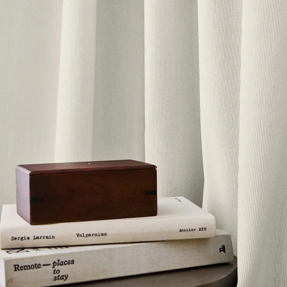 Bézs kordbársony termo függöny 140x260 cm Madison – douceur d'intérieur