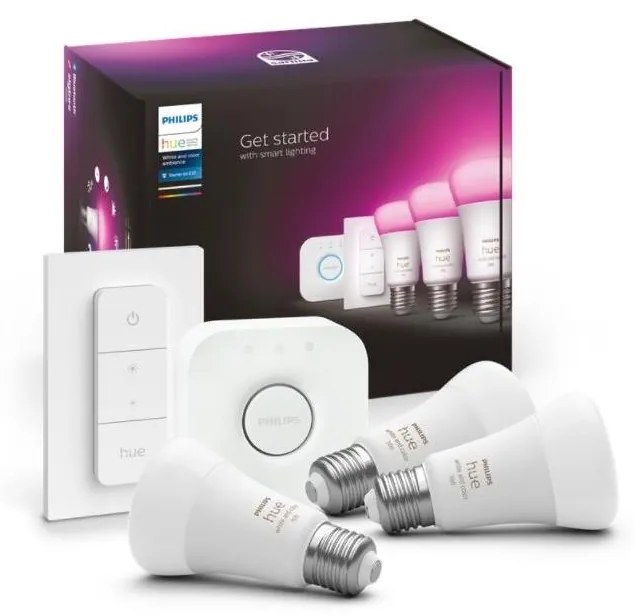 Kezdőkészlet Philips Hue WACA 3xE27/9W 2000-6500K + összekötő eszköz