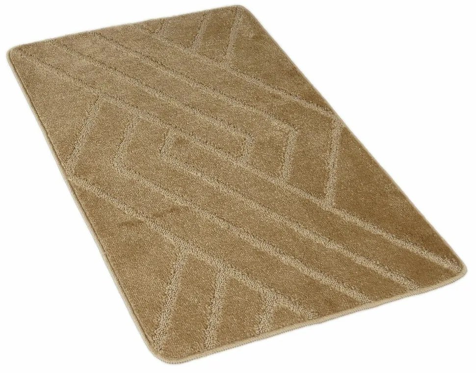 Kvalitex Parkett fürdőszoba szőnyeg bézs, 60 x 100 cm