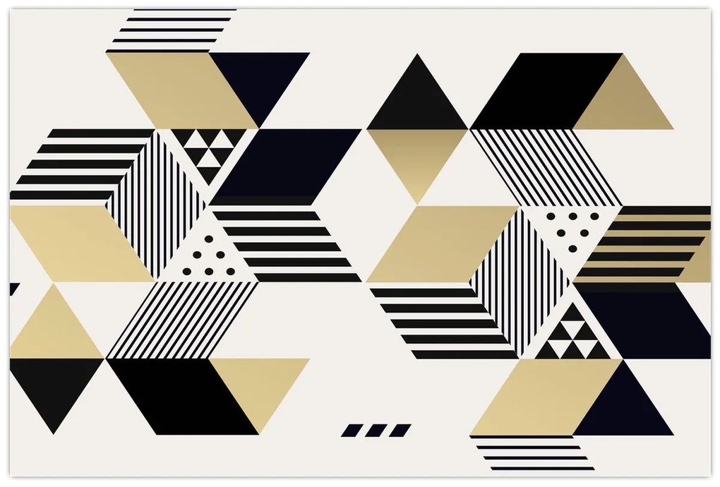 Kép - Geometriai formák N⁰1 (90x60 cm)