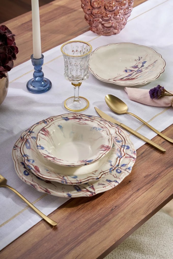 24 részes porcelán étkészlet