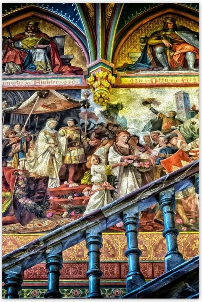 Poszterek 80x120 Gyönyörű falfestmény