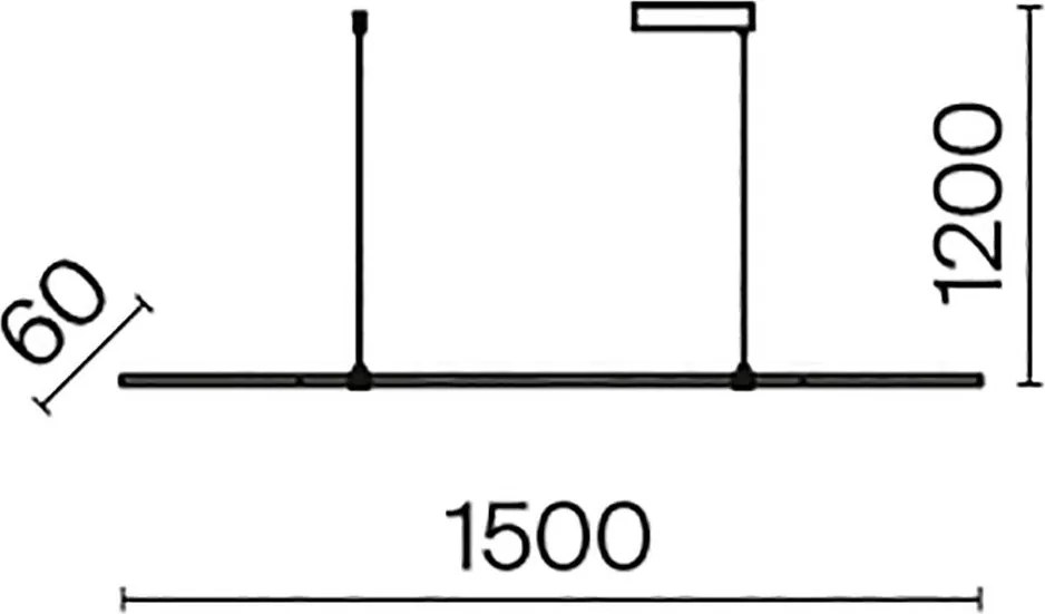 MAYTONI MOD005PL-L48BK HALO Modern Led Függesztett Lámpa Fehér, Fekete LED IP20