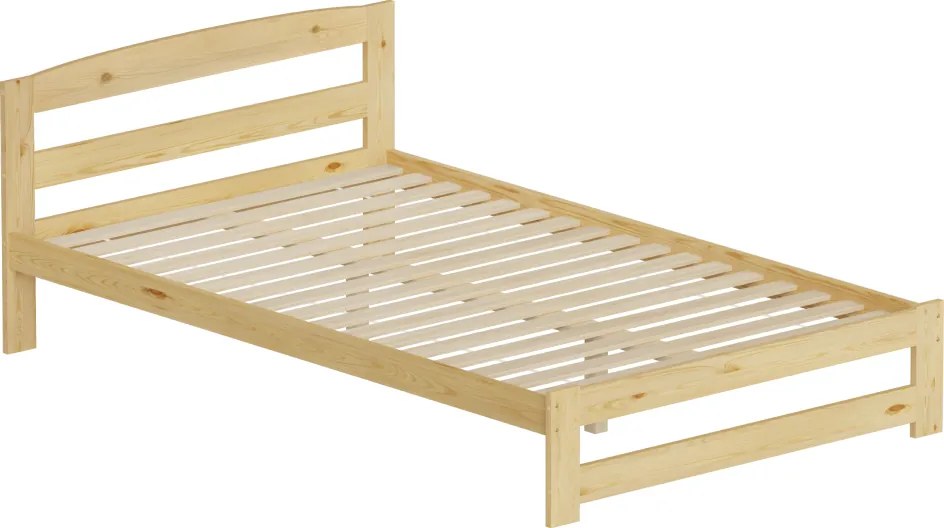 Ágy ágyráccsal, természetes, 120x200, AZRA
