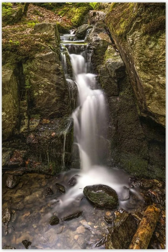 Poszterek 80x120 Vízesés Erdei zuhatag