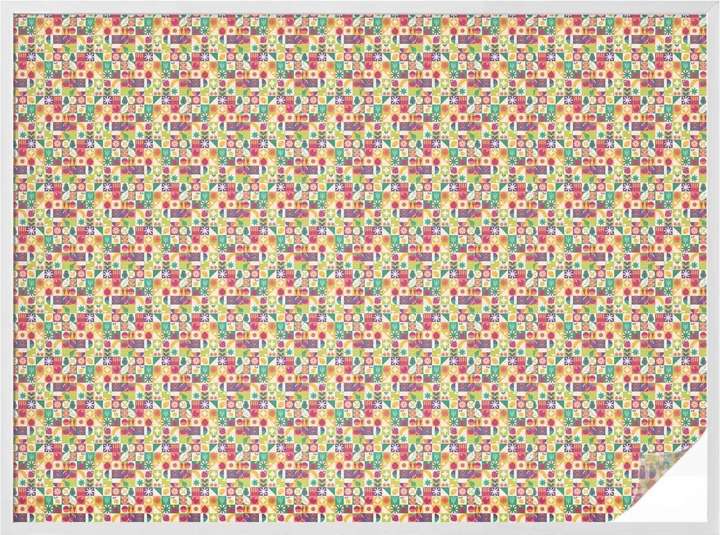 Ablakfólia Öntapadós Adatvédelem Színes absztrakt 200x146