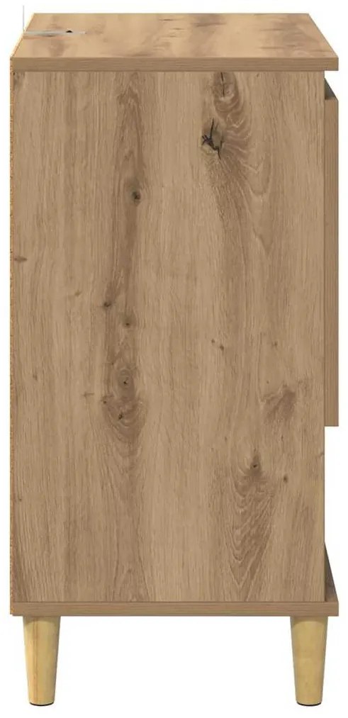 Oldalszekrények 2 pcs Artisan tölgy 60 x 35 x 70 cm Faanyag