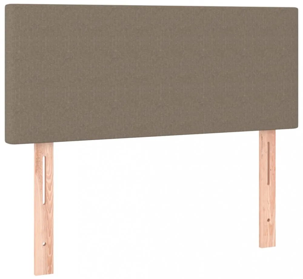 tópszínű szövet fejtámla 100x5x78/88 cm