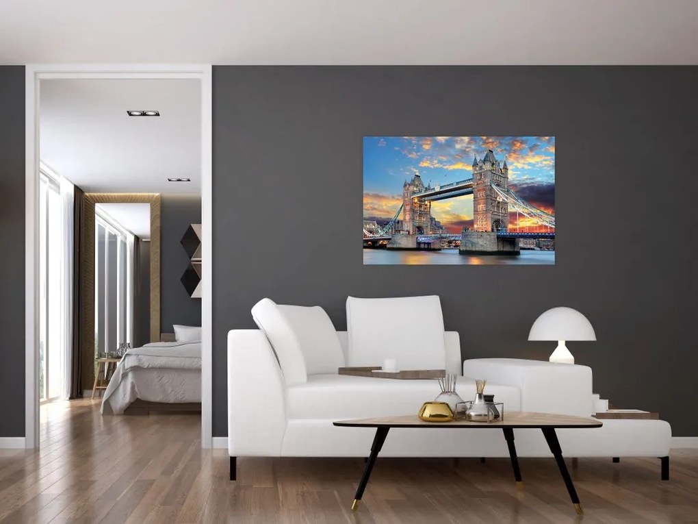 Kép - Tower Bridge, London, Anglia (90x60 cm)