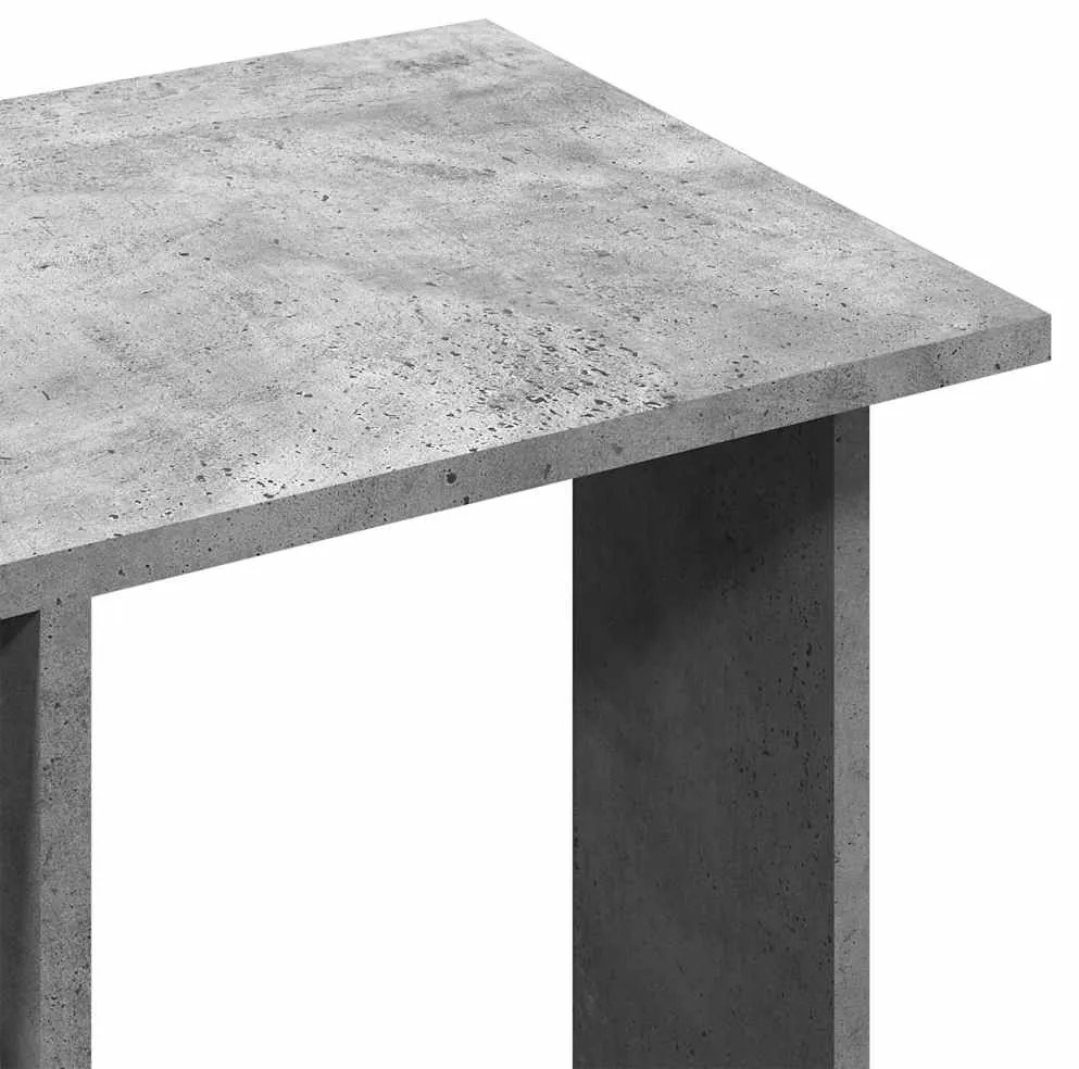 betonszürke szerelt fa ruhásszekrény kerékkel 102 x 38 x 110 cm