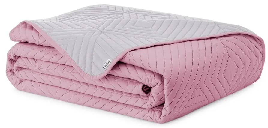 AmeliaHome ágytakaró Softa palepink - pearlsilver, 220 x 240 cm