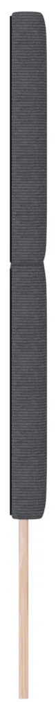 LED Fejtámla Sötétszürke 80 cm kordbársony